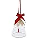 Swarovski Authentic Merry and Festive Joyful Ornament Small Golden Shadow Christmas Bell