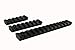 Monstrum Keymod Picatinny Rail Section Value Pack | Black