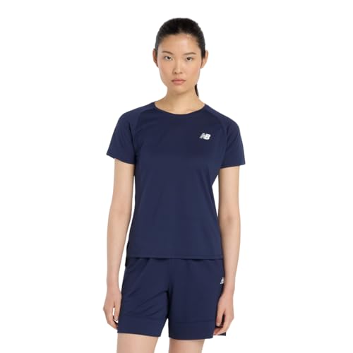 [ニューバランス] Sport T-Shirt 半袖Tシャツ スポーツ レディース(AWT53400) TNV(チームネイビー)M