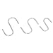 TWING S Hooks Stainless Steel Hanging Hooks S Shaped, Fishing Lure, Jewelry and Key Ring Assembly Set of 100PCS