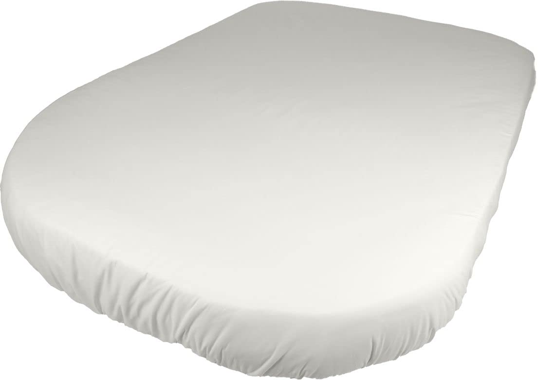100% Cotton Jonic Essentials Motorhome Caravan Bedding Fitted Sheets for Island Shaped Motorhome Caravan Mattress Beds, Luxury 200 Thread Count, Elasticated All Around, UK Made (137/190/30cm) (Cream)