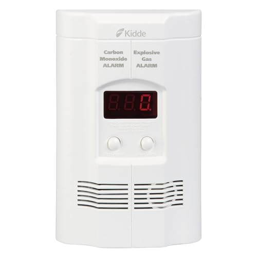 Photo 1 of Kidde Carbon Monoxide Detector, Propane, Natural, Methane, & Explosive Gas Alarm, Plug-In Wall with 9-Volt Battery Backup, Digital LED Display