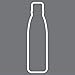 MIRA Stainless Steel Vacuum Insulated Water Bottle | Leak-proof Double Walled Cola Shape Bottle | Keeps Drinks Cold for 24 hours & Hot for 12 hours (Cool Gray, 12 oz (350 ml, 0.37 qt))