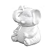 HIC Kitchen Elephant Sugar Bowl, Fine Porcelain, 8-Ounce
