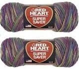 Bulk Buy: Red Heart Super Saver (2-pack) (Artist Print, 5 oz each skein)