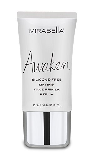 Mirabella Awaken Lightweight Lifting Face Primer - Silicone-Free Flawless Base for Foundation and Makeup, 25.5ml/0.86 fl.oz.
