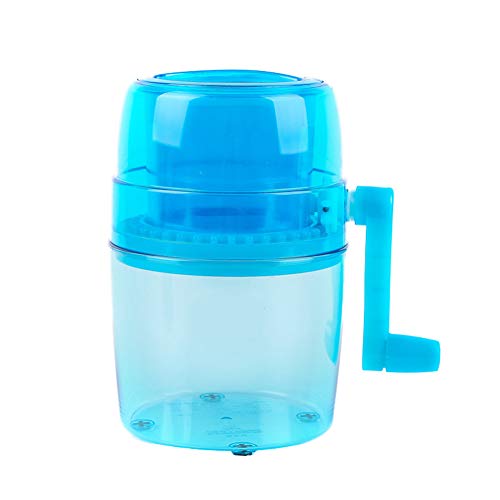 DishyKooker Home Mini Hand Crank Manual Ice Crusher Shaver Kids Shredding Snow Cone Maker Machine Household Product