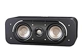 Polk Audio Signature Series S30 Center Channel Speaker (2 Drivers) | Surround Sound | Power Port Technology | Detachable Magnetic Grille