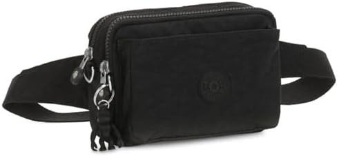 Abanu Multi Bandolera Pequeña Convertible en Riñonera, Black Noir (Negro)