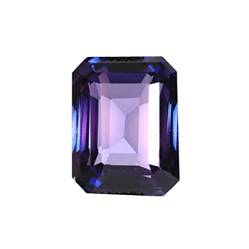 REAL-GEMS - Large Dark Blue Tanzanite 19. Carat Emerald Cut Gemstone 4 Ring & Pendant