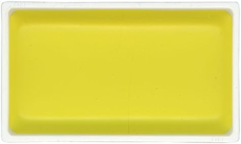 KitAbility Gansai Tambi Watercolor Paint Pan Lemon Yellow Number 40 Single Solid Color fits in 12 18 24 and 36 Trays Japanese Traditional Solid Water Color