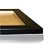 US Art 13x19 - Inch Picture Frame, Smooth Wrapped Finish, 1.25 - Inch Wide Flat, Satin Black, 100% American Wood Composite MDF