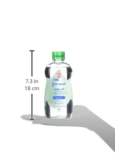 JOHNSON’S BABY JOHNSON & JOHNSON BABY OIL, ALOE VERA & VITAMIN E, MULTICOLOR, 14 FL OZ