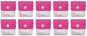 My Ashtray Ten Pink and White Pocket Ashtrays