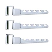 Wonder Hanger Over-The-Door Plastic Hanger, White - Over The Door Hanger Set of Three