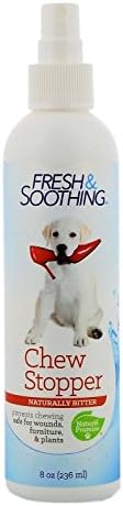 Naturel Promise Fresh & Soothing Chew Stopper for Pets, 8oz - Safe & Effective Formula Helps Deter Animals from Chewing, Biting, Licking, or Gnawing - Bitter Spray for Dogs and Cats - Made in USA
