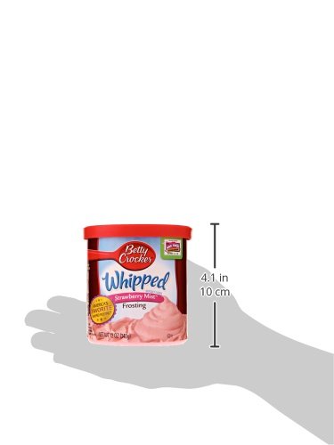 BETTY CROCKER WHIPPED STRAWBERRY MIST FROSTING, GLUTEN FREE, 12 OZ