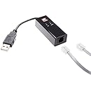 Zoom 3095 USB Mini External Modem - USB - 1 x RJ-11 Phone Line - 56 Kbps