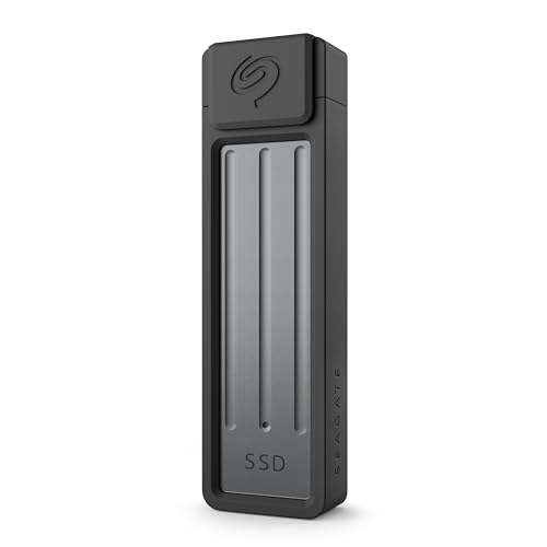 Seagate Ultra Compact 2TB, Portable SSD, 1000MB/s, USB-C, USB 3.2 Gen2, IP54 Water Dust and 3m Drop Resistant, Windows/Mac/iPhone/iPad/Android Phone/Tablet/PS4/PS5/Xbox Compatibility (STMX2000400)