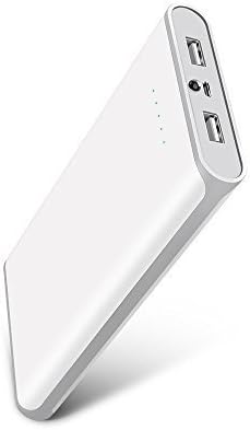 Merope 50000M Power Bank External Battery Portable Charger 20000mAh for iPhoneX 8 7 6s 6,iPad and More(White)