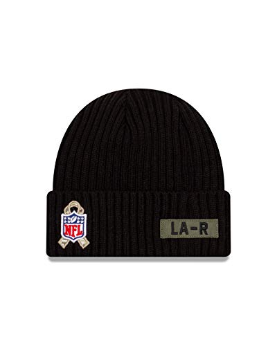 New Era NFL Beanie Salute to Service Mütze American Football Wintermütze schwarz Oliv – Bild 3
