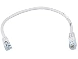 Monoprice 1FT 24AWG Cat6 550MHz UTP Ethernet Bare Copper Network Cable - White