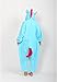 UBeauty Unisex-adult Kigurumi Onesie Unicorn Pajamas (M,Blue)