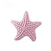 Alfto Starfish Shape Silicone Wall Protectors Self Adhesive Door Handle Bumper Guard Stopper Rubber Stop Home Stickers for Wall Decoration 5pcs(4.5x0.8cm)