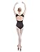 Dance Favourite Open Back O Shape Black Ballet Leotards A1B014