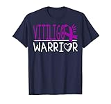 Purple Awareness Ribbon Vitiligo Warrior Shirt