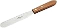 Ateco Natural Wood Medium Sized Straight Spatula, 6 Inch Blade