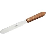 Ateco Natural Wood Medium Sized Straight Spatula, 6 Inch Blade