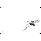 Calvin And Hobbes Exploring Metal Poster Tin Plate Sign 20*30cm