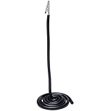 Expressly HUBERT Black Flexible Wire Coiled Base With Alligator Clip - 31 1/2"L