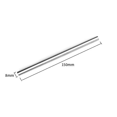 4PCS 8x150mm Stainless Steel Round Rods Dowel Pin Shelf Support Pin Fasten Elements, Shelf Bracket Pegs Cabinet Furniture Shelf Pins Support for DIY Shelving Supports