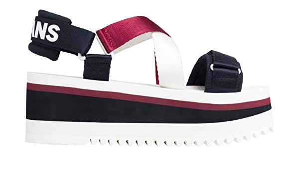 tommy hilfiger white bottom sport sandals