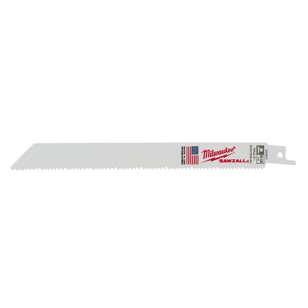 8" L Reciprocating Saw Blade, 5 pk.