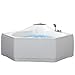 Ariel AM168JDTSZ Bath Platinum Corner Whirlpool Bathtub