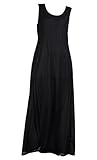 Sleeveless Full Length Black Polyester Under Dress Slip - Final Sale