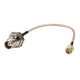 Electop SMA Male to BNC Female RG316 Cable Pigtail RF Coaxial Connector Cable 6 inches(15cm)