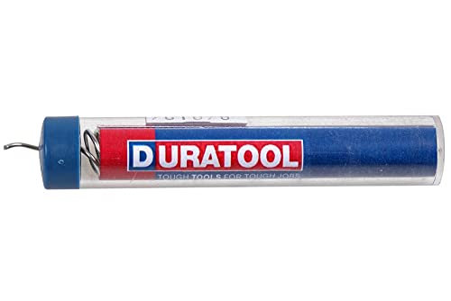 DURATOOL Lead-Free Solder Wire, 1.2mm, 12.5g, 1.8m – High-Activity Rosin Flux, RoHS Compliant, Easy Soldering for Electronics & DIY