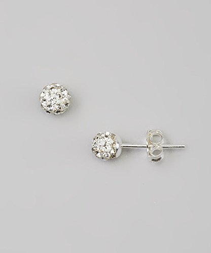 Crystal dream white sparkling shamballa sterling silver…