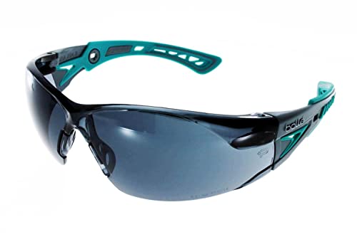 Bolle RUSHPSPSFG Fashion Patillas Bi-Material Green/Gray - Pc Ahumado - Antirayaduras Y Antivaho Platinum - Talla Pequena for Adults, Built for Everyday Comfort and Style, Green, Gray