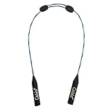 Cablz Monoz Swirl Mono Stainless Steel Cable, Blue/White 14"