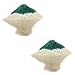 Coleman Company Slip-On Rosette Shape #51 Lantern Mantles (Pack of 2), Green/White primary
