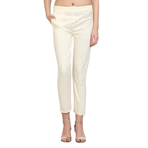 off white cotton pants womens