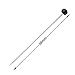 SUBANG 500 Pieces Sewing Pins 38mm Glass Ball Head Pins for Dressmaking Jewelry Components Flower Decoration,Black&White