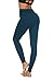 DIBAOLONG Womens High Waist Yoga Pants Cutout Ripped Tummy Control Workout Running Yoga Skinny Leggings Navy Sthumb 3