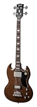 Gibson USA BASG14WNCH1 SG Standard Bass 2014 4-String Bass Guitar - Walnut
