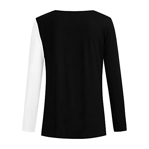 image for GOVOW Off Shoulder Sweaters for Women Black and White Plus Size Winter